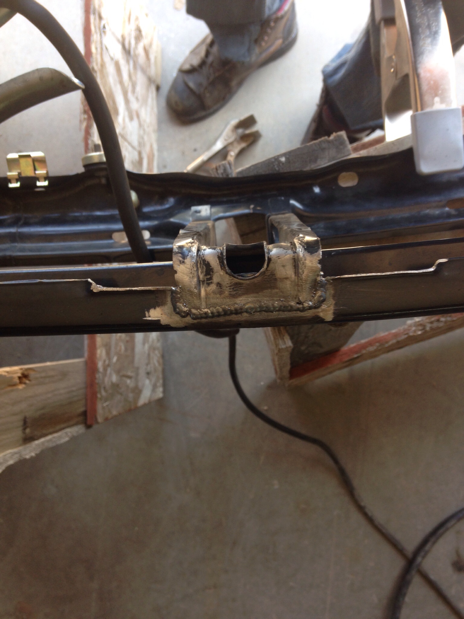 Rolled the center support. Added a little rigidity.