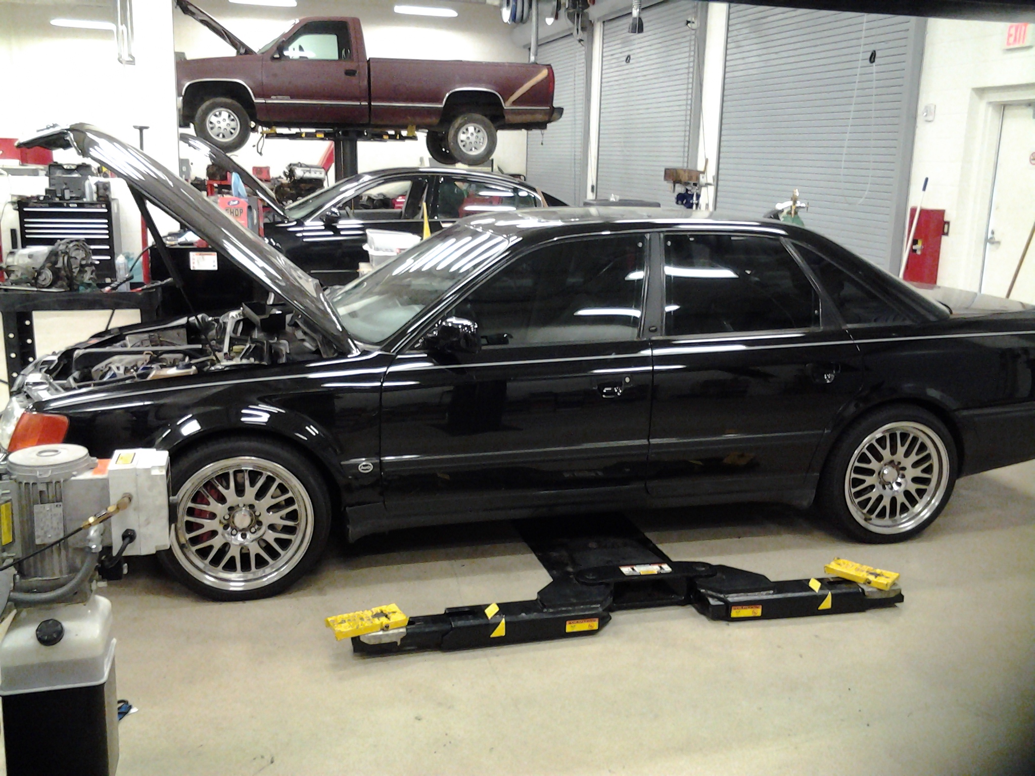 All buttoned up and back on the ground.