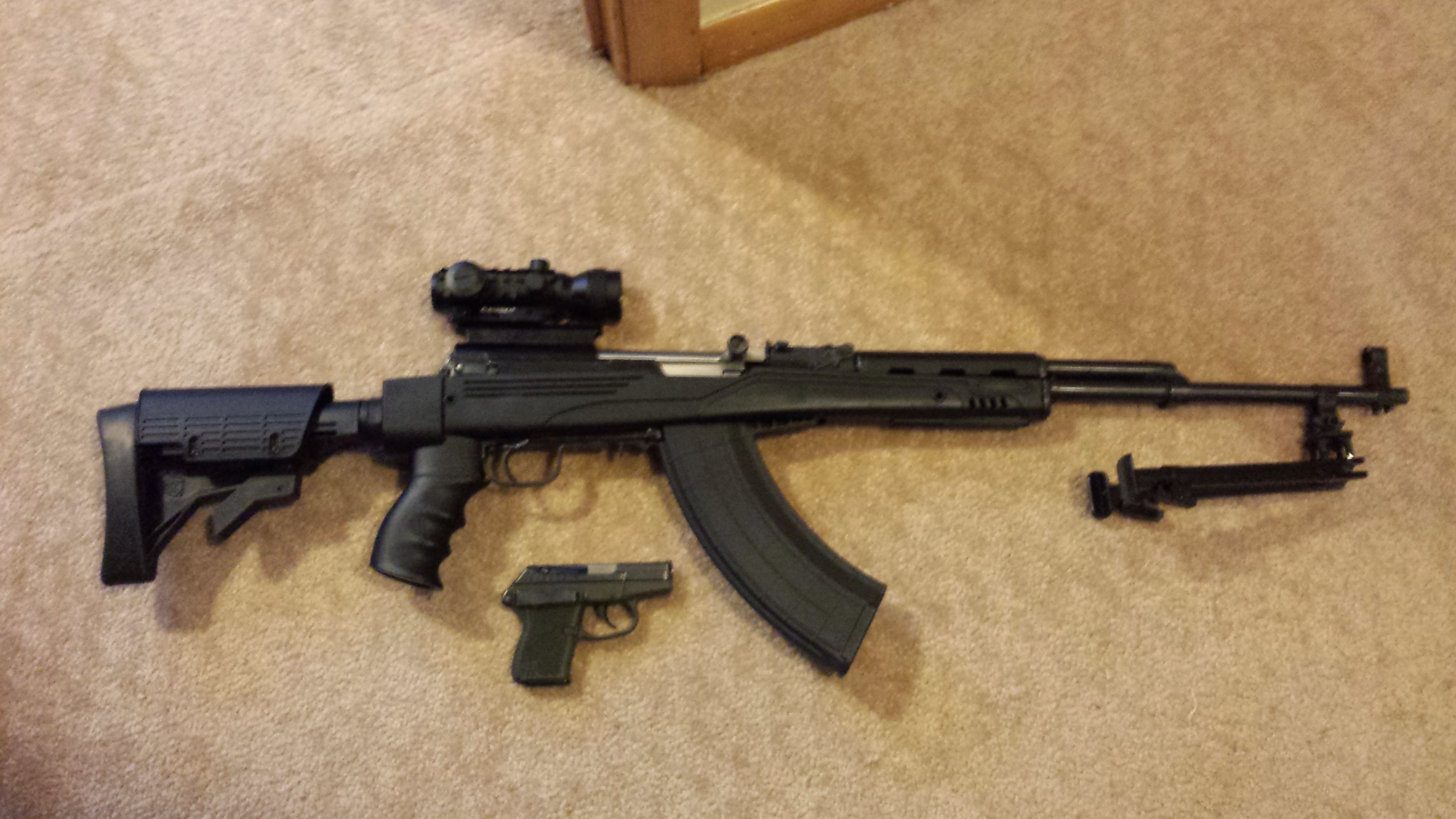 Ignore my P32 keltec carry pistol. It shoots baby carrots lol